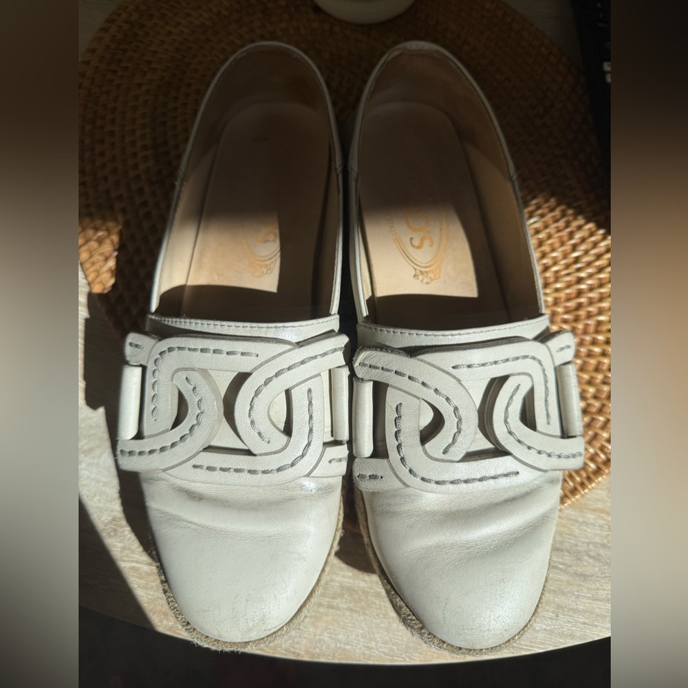Tods Leather Espadrilles